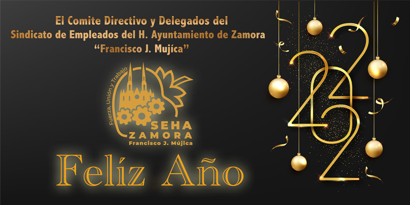 Felíz Año Nuevo Compañeros SEHA-Zamora